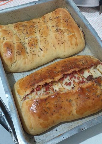 Pão Caseiro Recheado - Foto 2