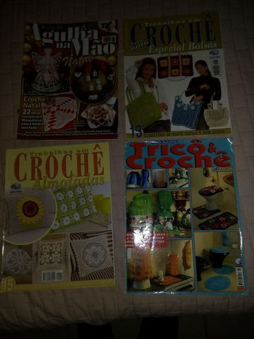 Revistas de crochê variadas - Foto 4