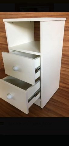 Criador com duas gavetas, 100% MDF, - Foto 4