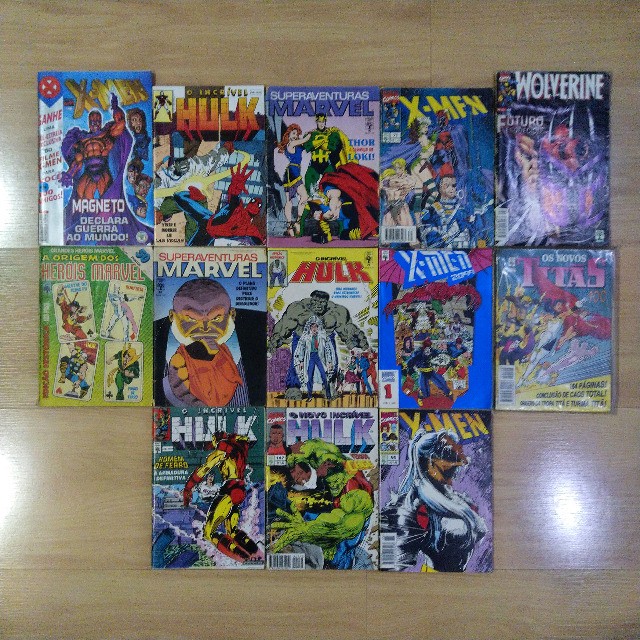 22 Quadrinhos diversos antigos Marvel e DC