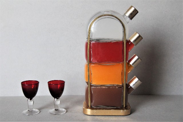 Garrafa Garnier Liqueurs Proced Enghien Paris France - Histórica de 1928