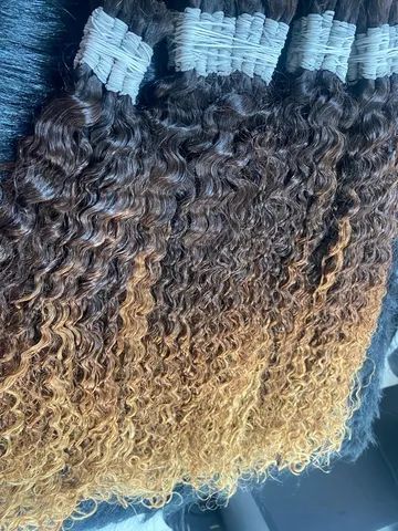 Cabelo humano cacheado de 75 - Foto 2