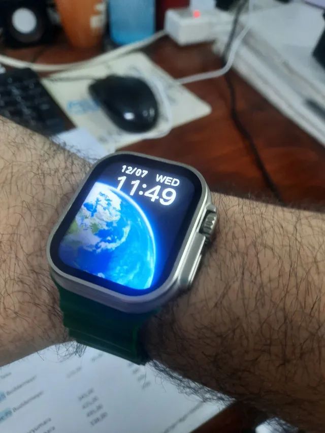 Smartwatch Wk68 Ultra series 8 tela 2,02 Novo - Foto 4
