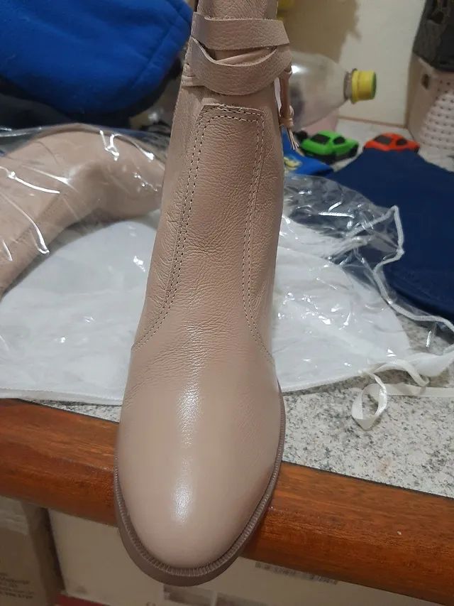 Bota de couro 