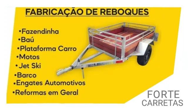 REBOQUE CARRETINHA NOVA 0Km - Foto 12