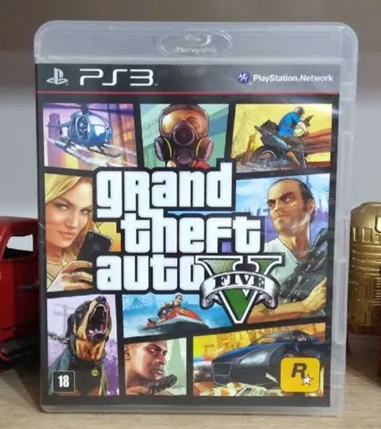 Jogo Grand Theft Auto V (GTA 5) Para PS3 Mídia Física Lacrado