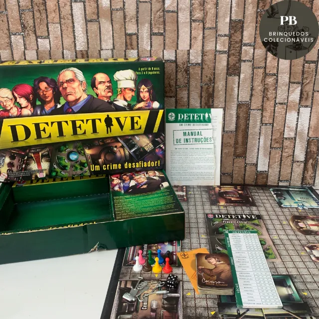 Jogo Detetive Antigo da Estrela - Completo C/ Manual!