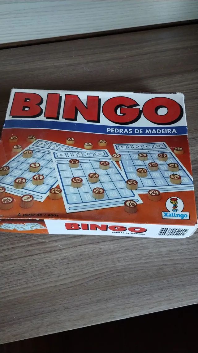 Jogo Bingo Pedras de Madeira Xalingo - xalingo