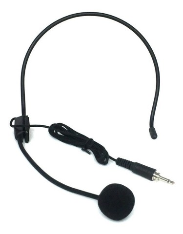 Kit Microfone Vhf Sem Fio Auricular Cabeça Headset Lapela - Foto 4