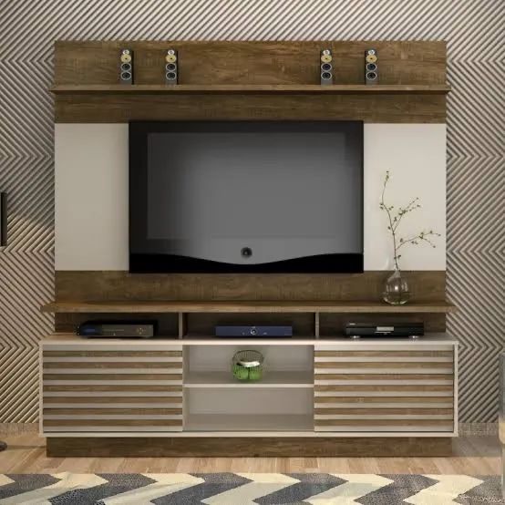 Home Para Tv até 60 Na cor marrom