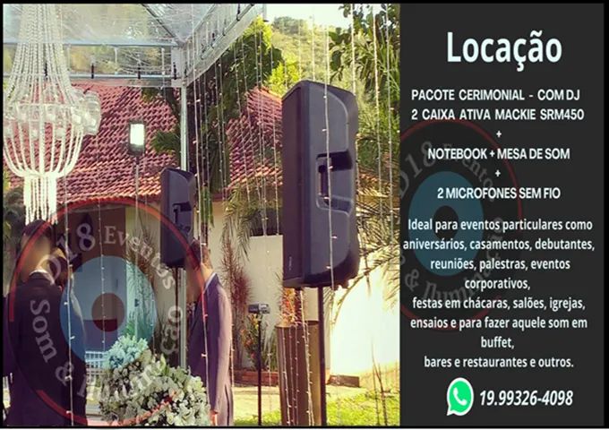 Aluguel de equipamento de som, Caixa ativa, Projetor e Telão para Igreja e Eventos - Foto 5