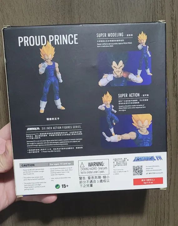 Demoniacal Fit Boneco Majin Vegeta - Dragon Ball Z - DF - Foto 2