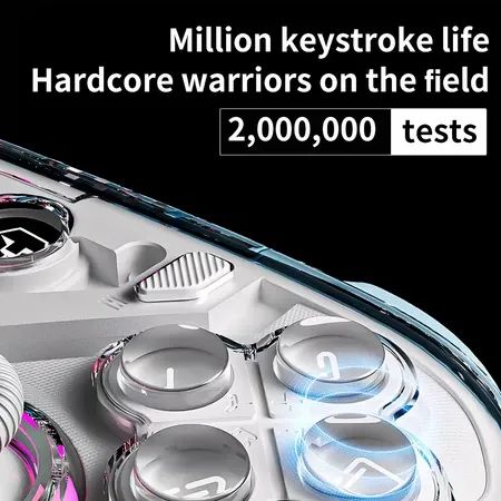 Controle Sem Fio Aolion Hall Effect Rgb C/ Dock Al-k10  - Foto 2