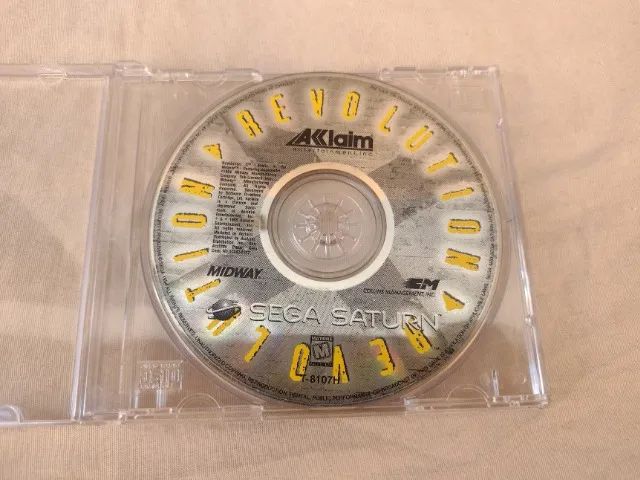 Somente Cd - Revolution X Original Americano Sega Saturn