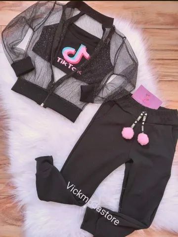 Conjunto Infantil Menina Influencer do 2 ao 10 - Foto 2