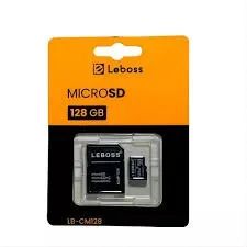 Cartão De Memória Micro Sd, 128gb Leboss LB-CM128