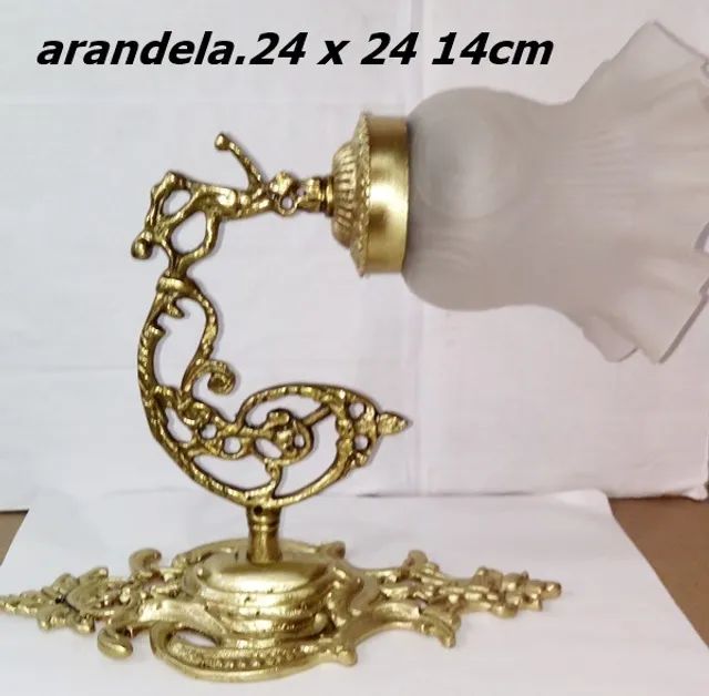 1 arandela em bronze star - Foto 5