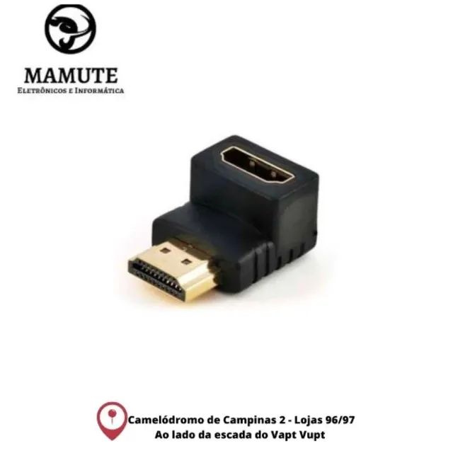 Adaptador Hdmi 90 Graus Em L Macho