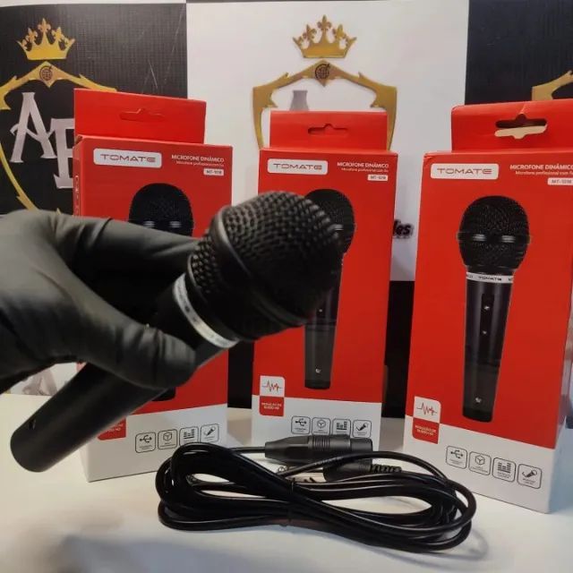 microfone com fio  - Foto 3