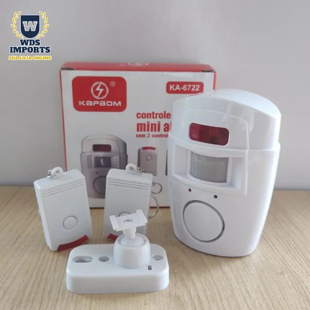 Kit Alarme Residencial Sensor De Presença