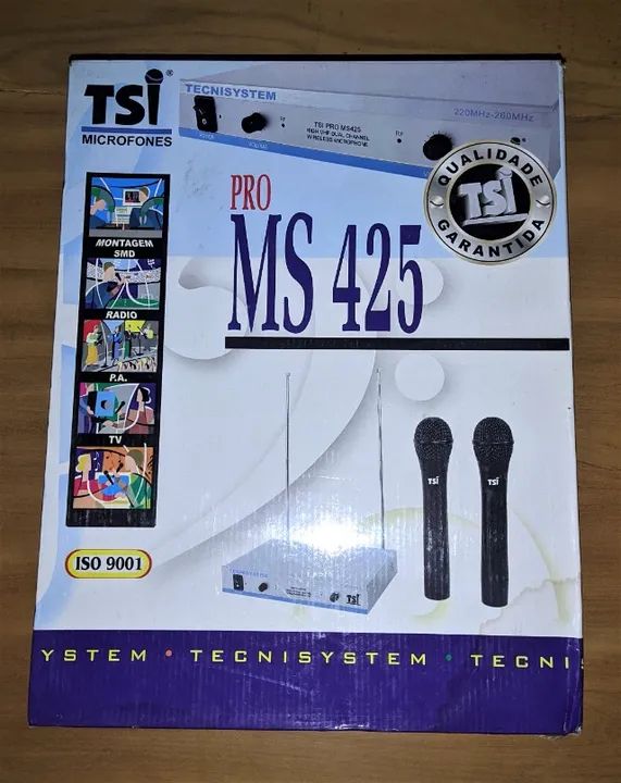 Pro MS425 - Kit Microfone sem Fio - TSI