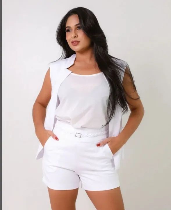 colete alfaiataria cor preto e branco @liicarvalhostore