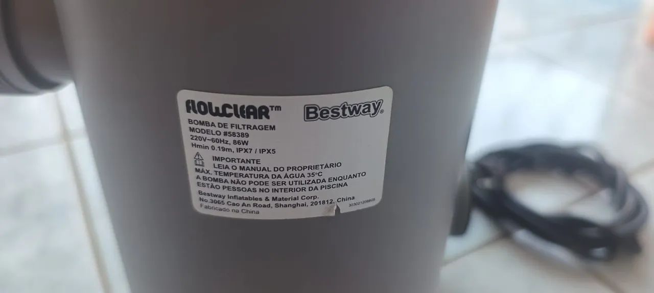 Bomba para piscina BESTWAY63825056601729123