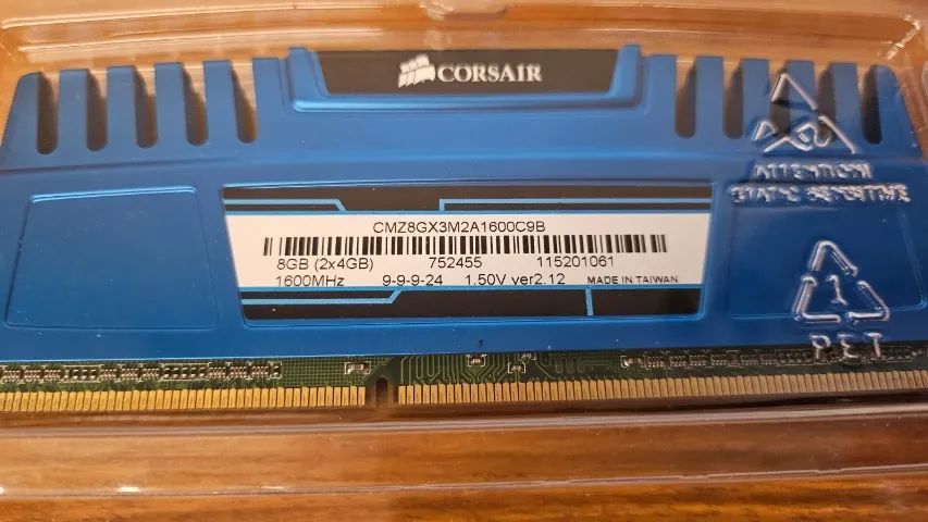 Kit Memória Ram DDR3 Alta Performance 16Gb - Vengeance® 8GB Dual Channel DDR3 Memory Kit - Foto 2