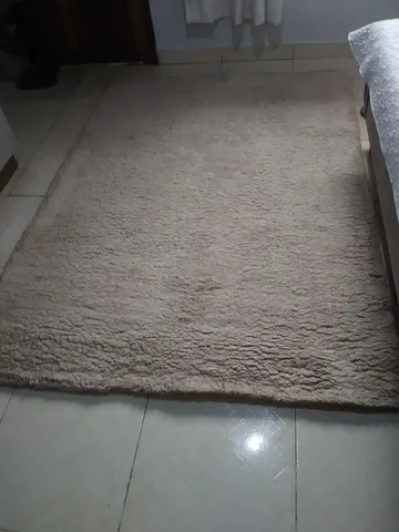 Tapete felpudo bege