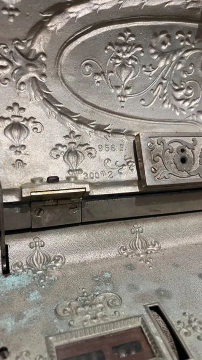 MÁQUINA REGISTRADORA NATIONAL EM BRONZE - Foto 6