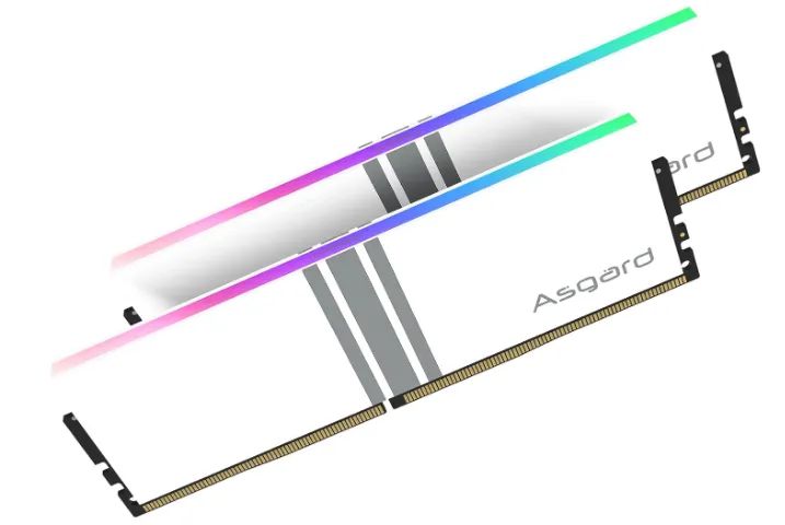 Memória DDR4 Asgard Valkyrie 16GB (2x8GB) RGB 3200mhz branca - lacrado