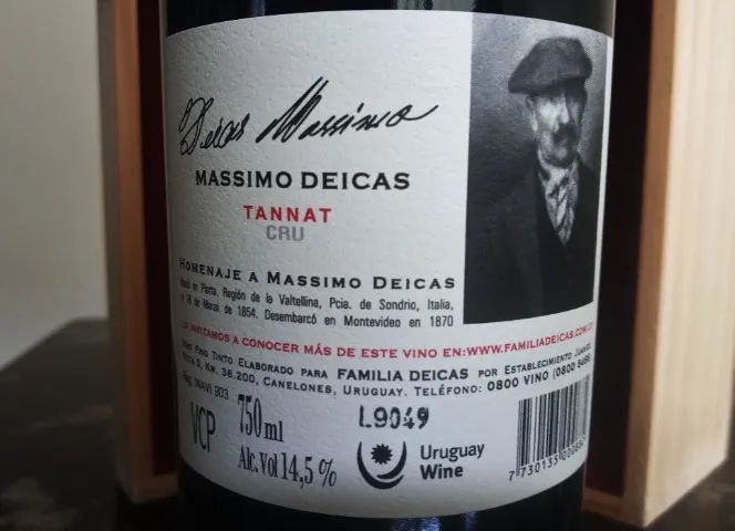 Vinho tinto Massimo Deicas Tannat cru 2018 - Foto 5