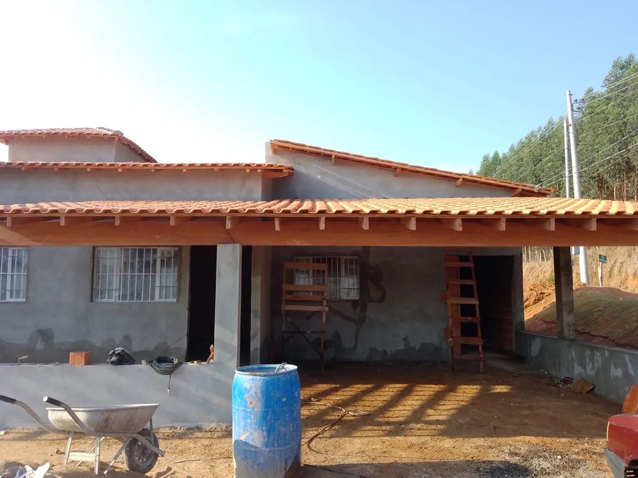 Casa a 2 km do centro de Jacutinga construção - Foto 2
