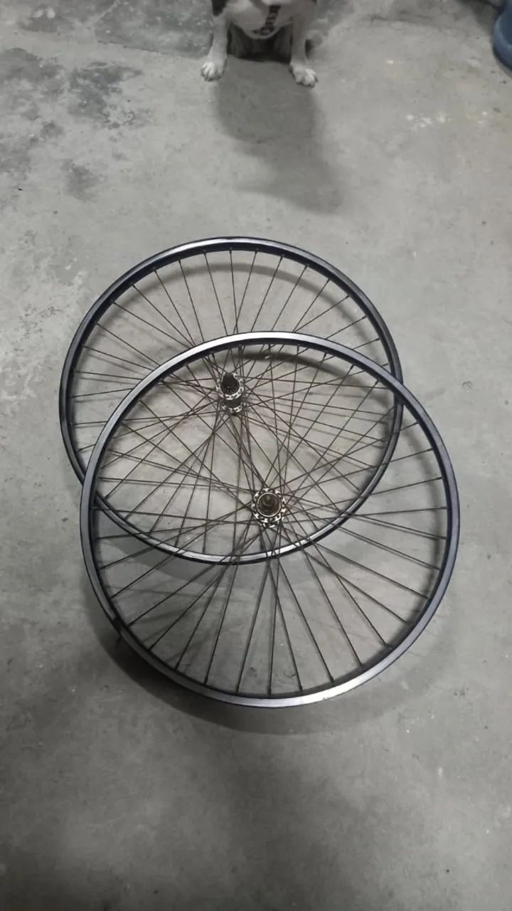 Roda e banco para bicicleta - Foto 2