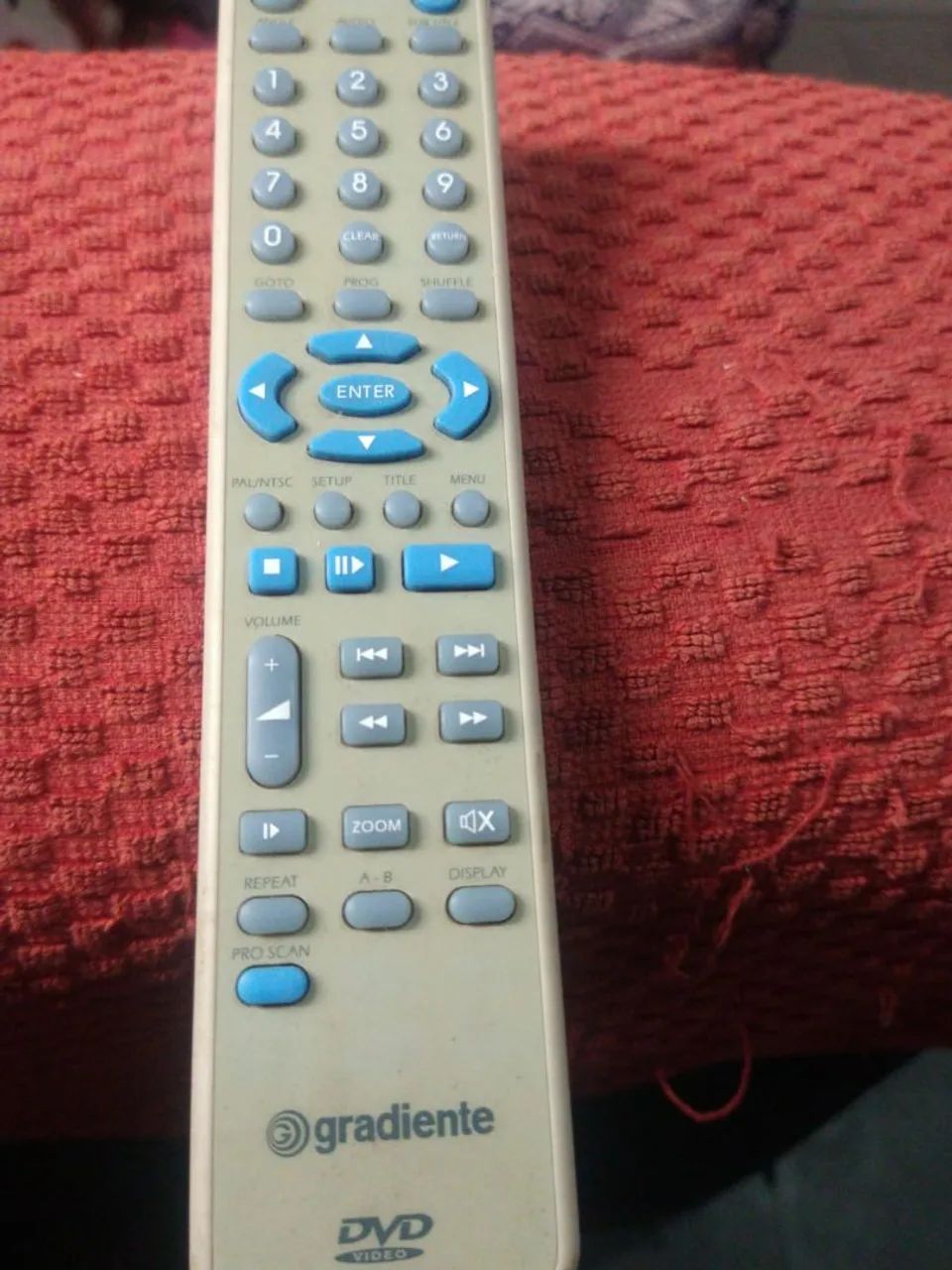 Controle Remoto Gradiente DVD Player original 