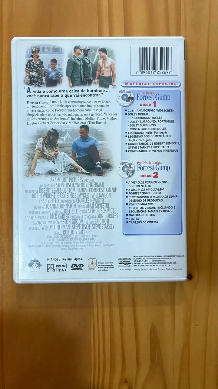 Forrest Gump DVD - Foto 2