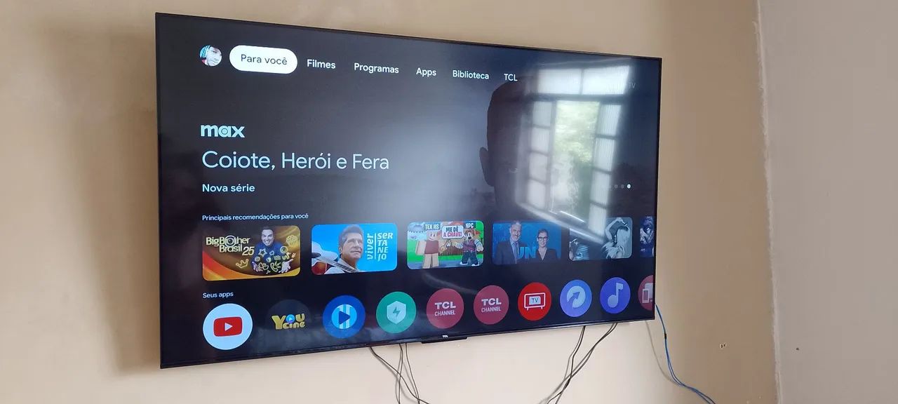 Vendo smartv tcl 65 polegadas! Pouco tempo de uso! - Foto 3