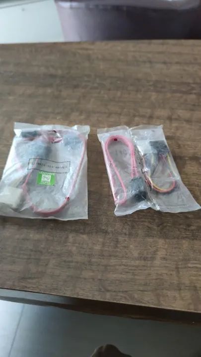 Conversor Molex para Sata + Cabo Sata - Foto 2