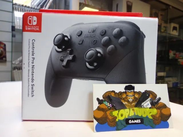 Nintendo Switch Pro Controller Original Novo Lacrado