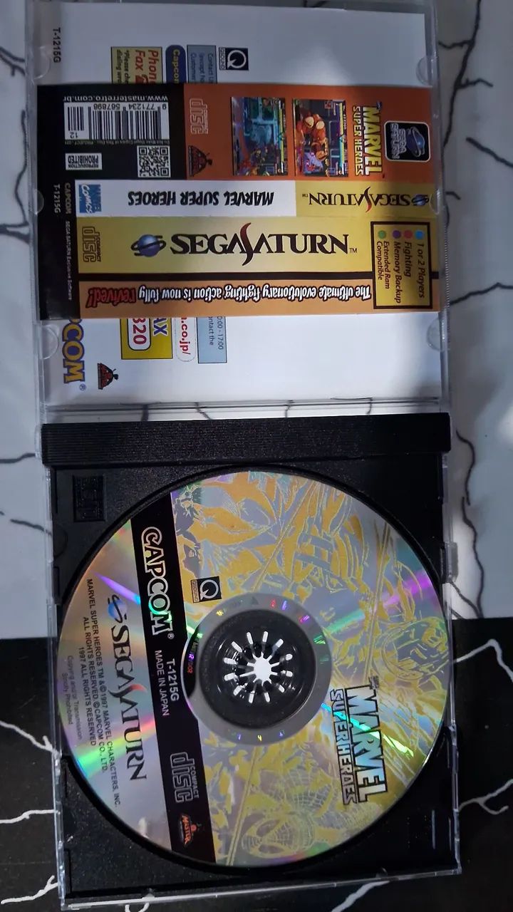 Jogo Marvel Super Heroes para Sega Saturn (destravado) - Foto 2