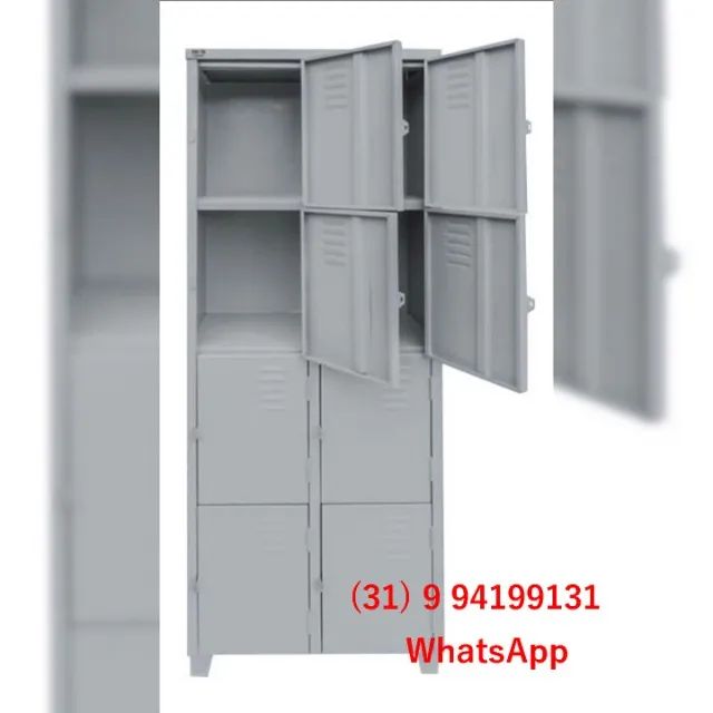 Roupeiro Escaninho 8 Portas Novo Frete Gratis