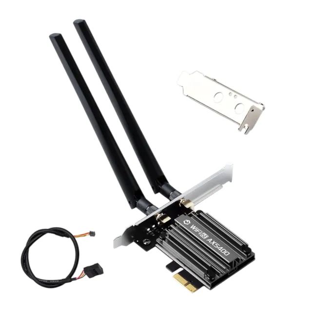 Adaptador Wifi/Bluetooth Fenvi AX5400 Compatível com PCI-Express Slot x1/x4/x16 - Foto 6