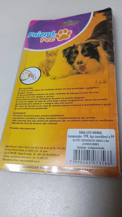 Alicate para Corte de Unhas e Lixa para Pets - Foto 3