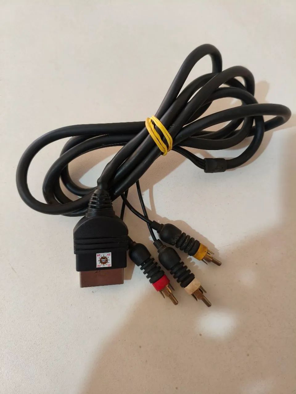 Cabo original de áudio e vídeo Xbox Clássico  - Foto 4