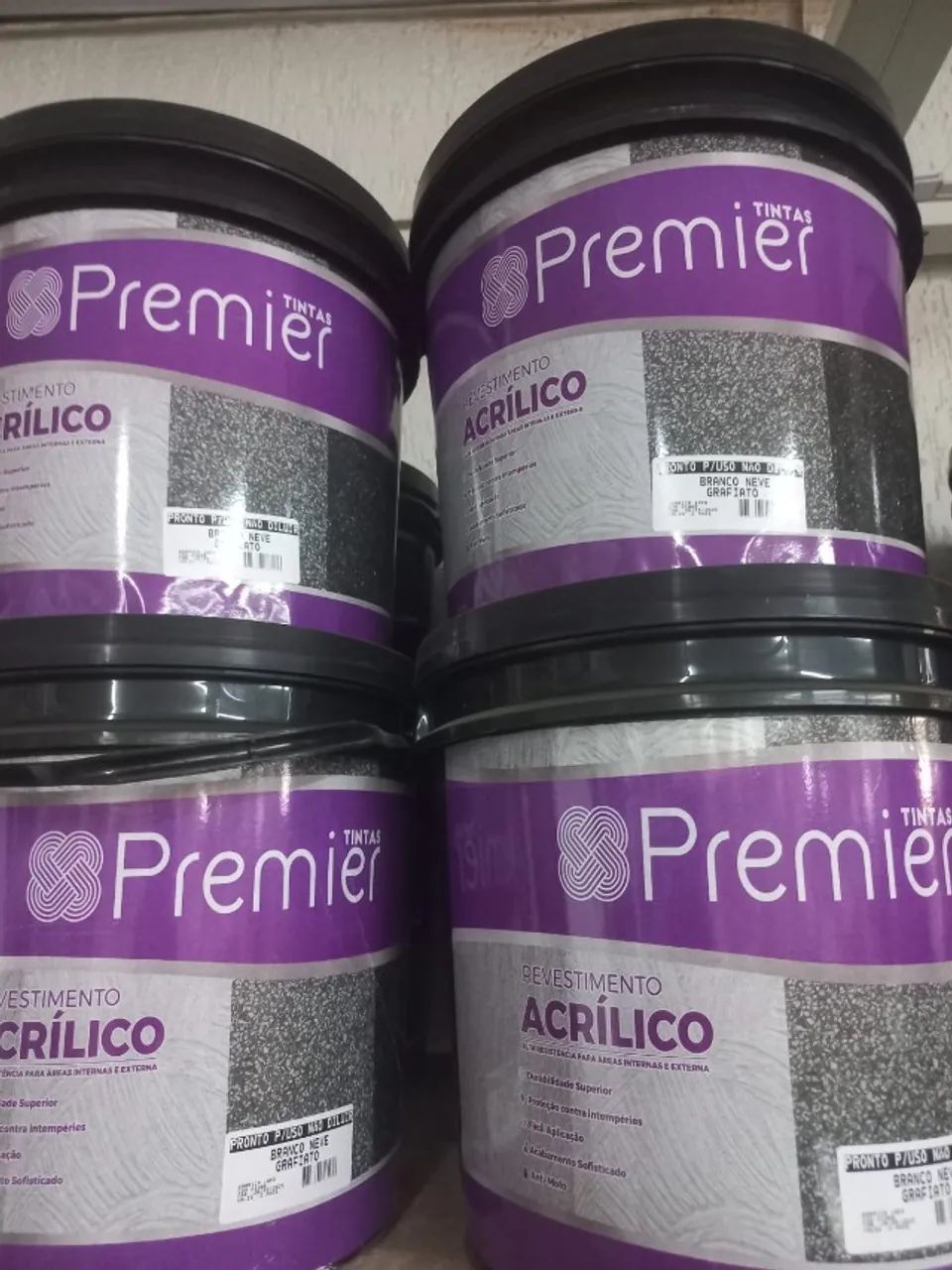 grafiato premier branco neve 18kg  79,90 a vista 