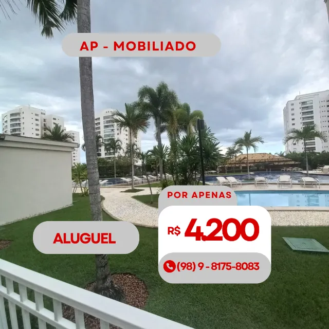 apartamento mobiliado: jardins provance - andar alto