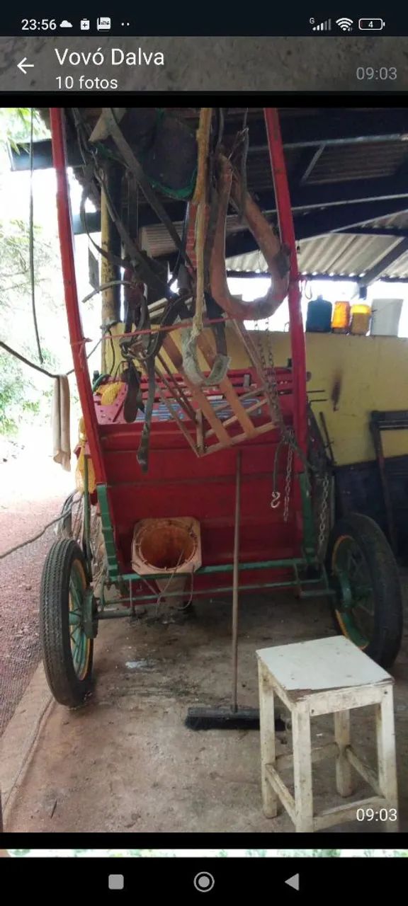 Carroça de Madeira seminova - Foto 4