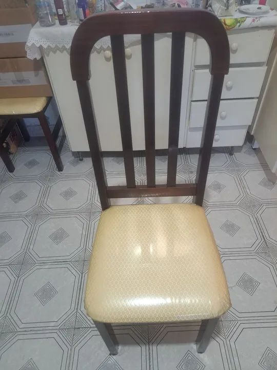 Cadeira de Jantar Madeira Maciça - Foto 5