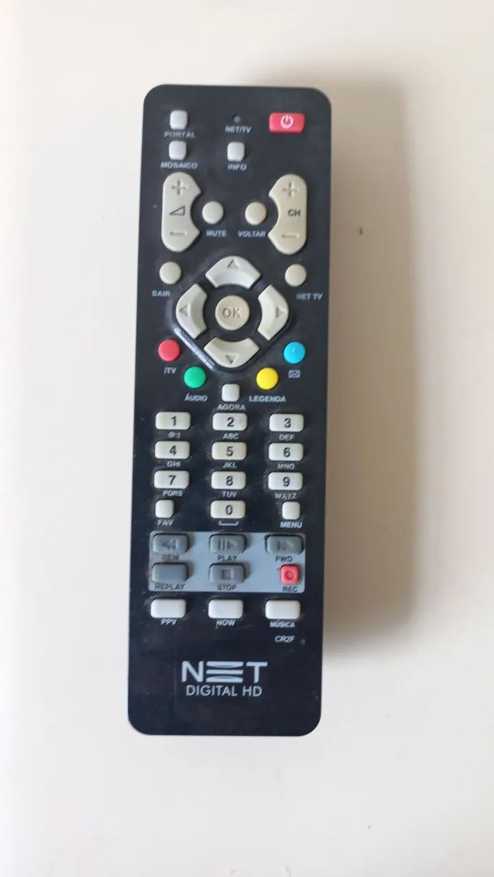 Controle remoto net digital 