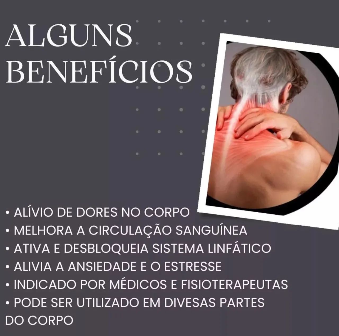 Massageador - Alivio da dor e relaxamento - Foto 3